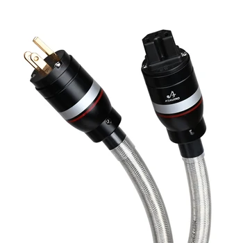 ATAUDIO Najprodavaniji Kabel za napajanje izmjenične struje Hifi US Hi-end Kabel za napajanje Hifi Аудиофильский Kabel za napajanje US plug 1 m